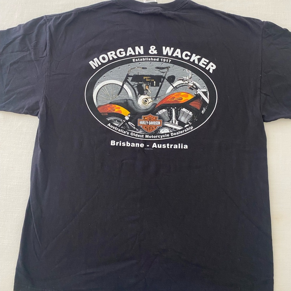 Harley-Davidson Black 'Room to Ride' Australia Tee - Picture 2 of 3